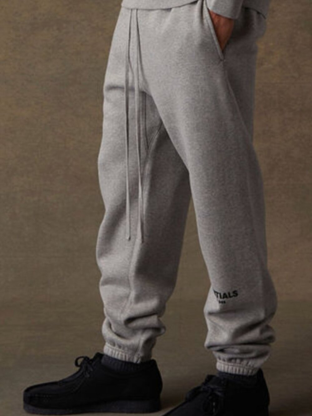 Fear of God Essentials Dark Oatmeal Gray Sweatpants Joggers Size XL